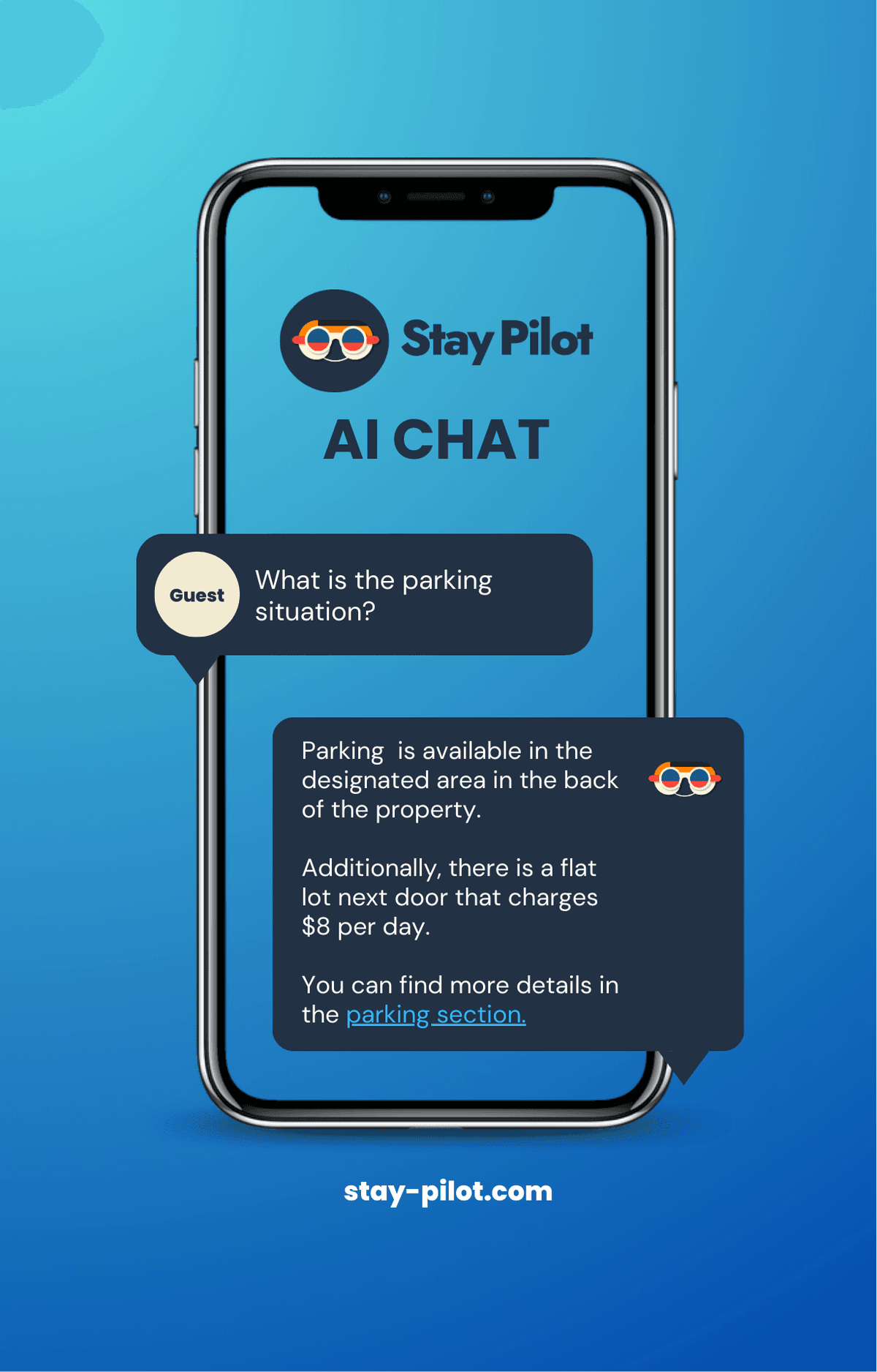 Stay Pilot AI Chat Feature
