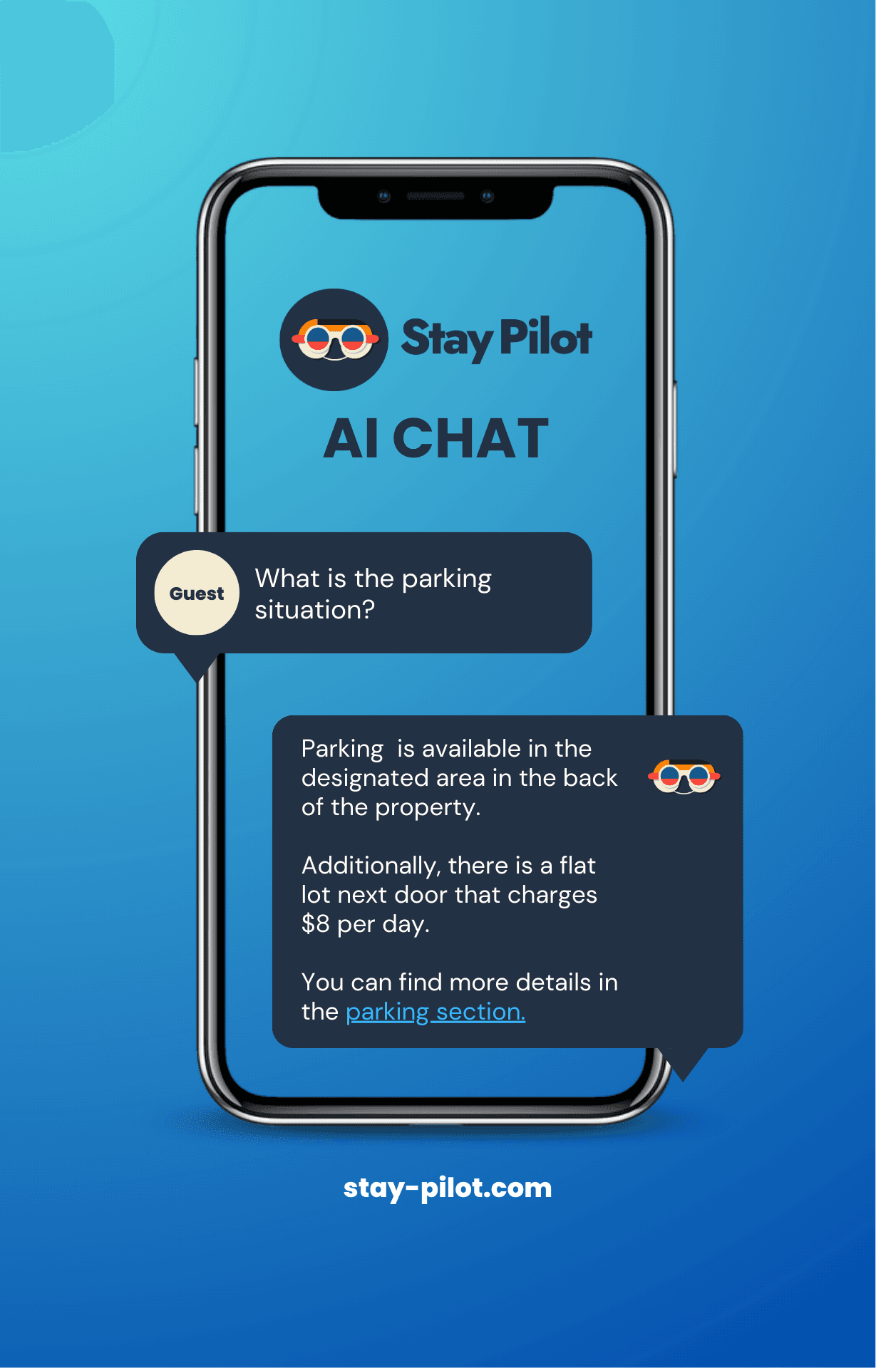 Stay Pilot AI Chat Banner